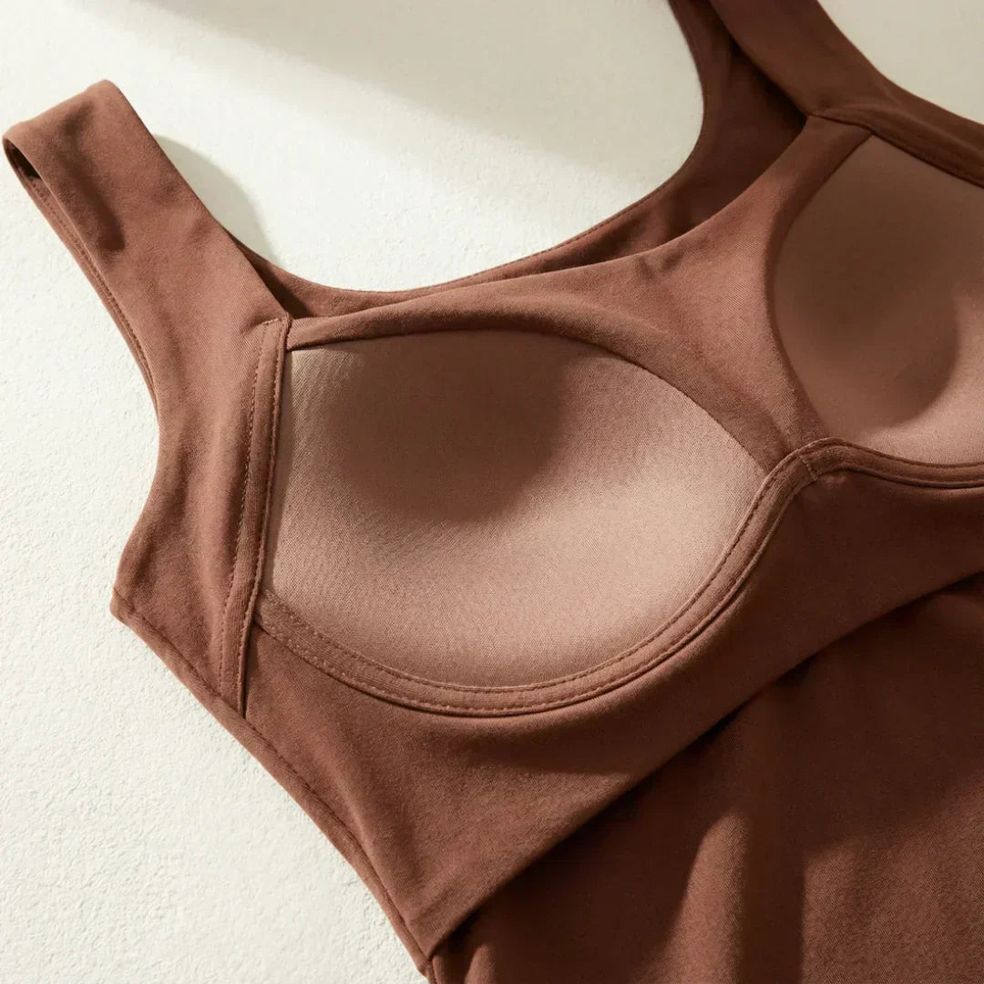 Tanktop met Ingebouwde Comfort-bh – Zacht & Flatterend – Sévanne
