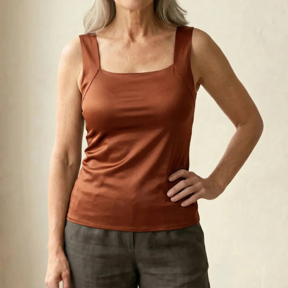 Tanktop met Ingebouwde Comfort-bh – Zacht & Flatterend – Sévanne