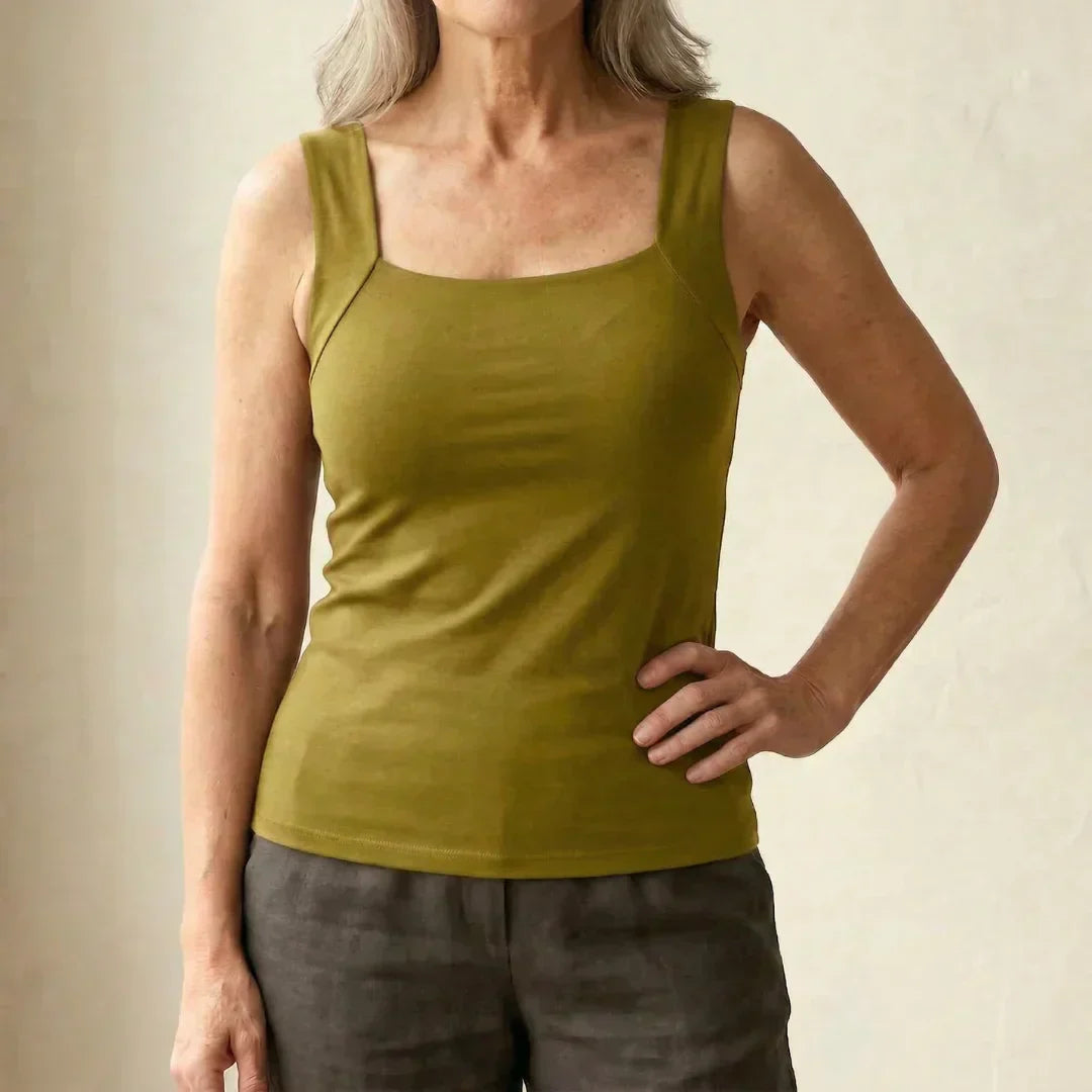 Tanktop met Ingebouwde Comfort-bh – Zacht & Flatterend – Sévanne