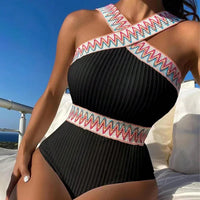 Dames gestreept badpak met aansluitende pasvorm – retro & elegant – Sorevienne