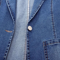 Dames Denim Blazer – Casual & Stijlvol – Céliane