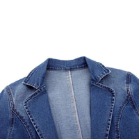 Dames Denim Blazer – Casual & Stijlvol – Céliane