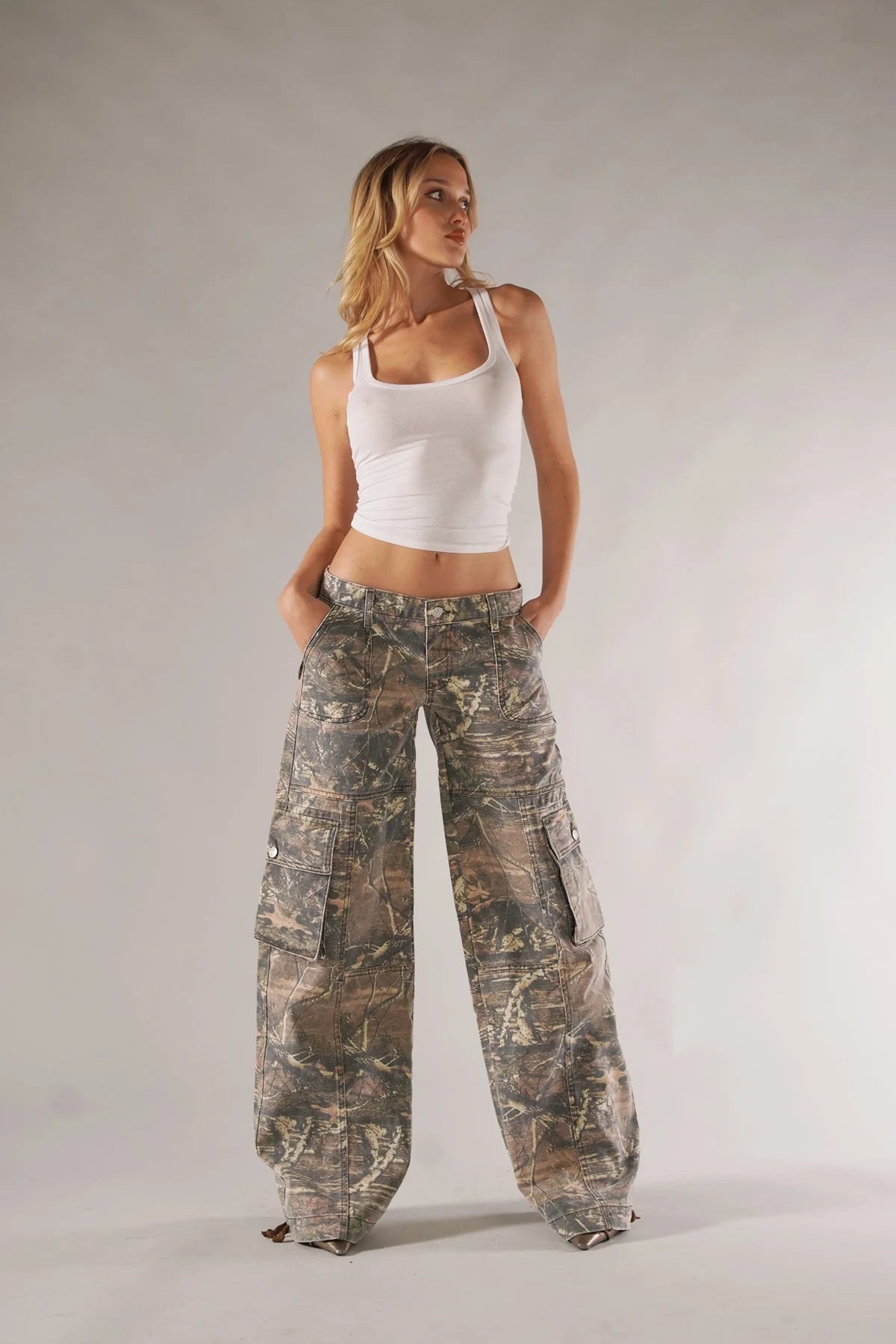 Cargo Broek met Camouflageprint – Stoer & Urban – Suze