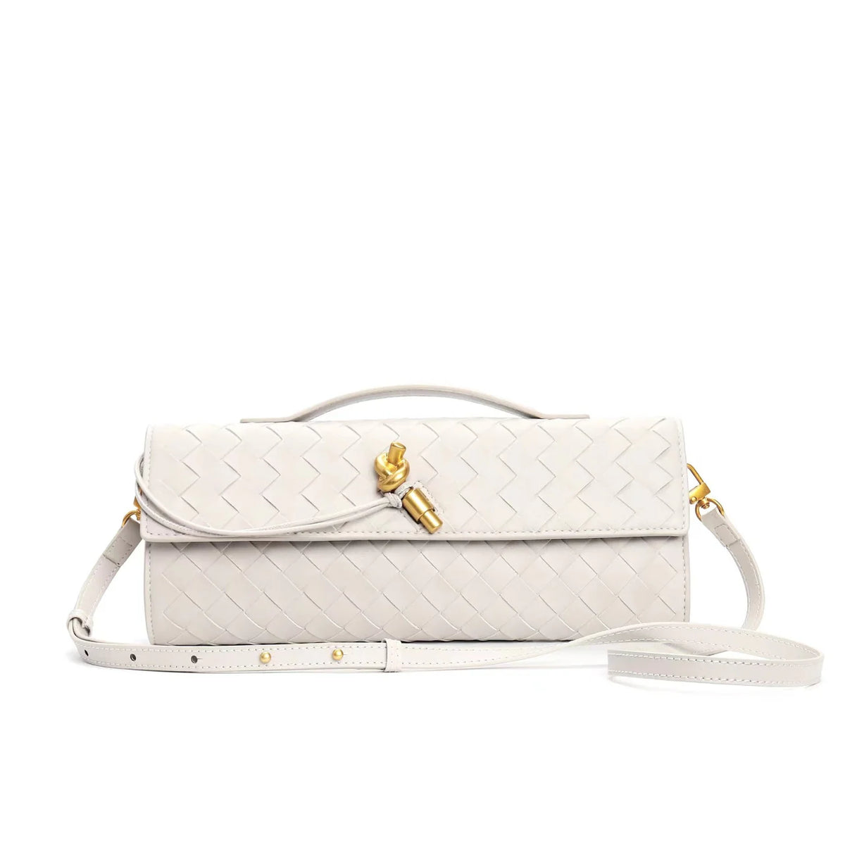 Dames Geweven Schoudertas – Compact & Elegant – Ysaline