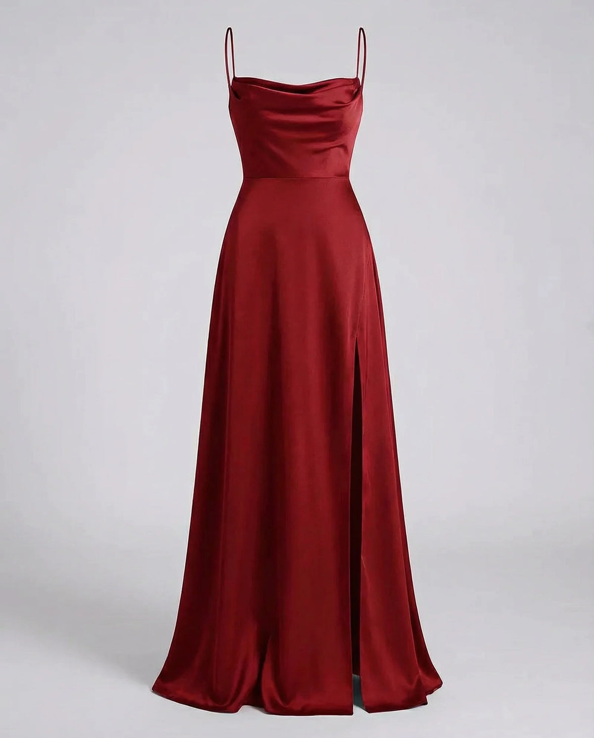Dames Maxi Jurk met Hoge Split en Elegante Pasvorm – Stijlvol & Tijdloos – Vaésélisse
