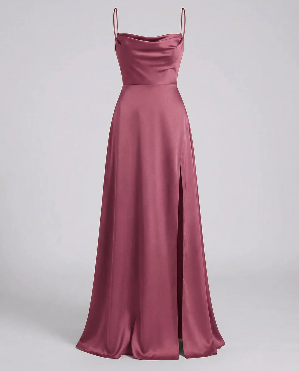 Dames Maxi Jurk met Hoge Split en Elegante Pasvorm – Stijlvol & Tijdloos – Vaésélisse