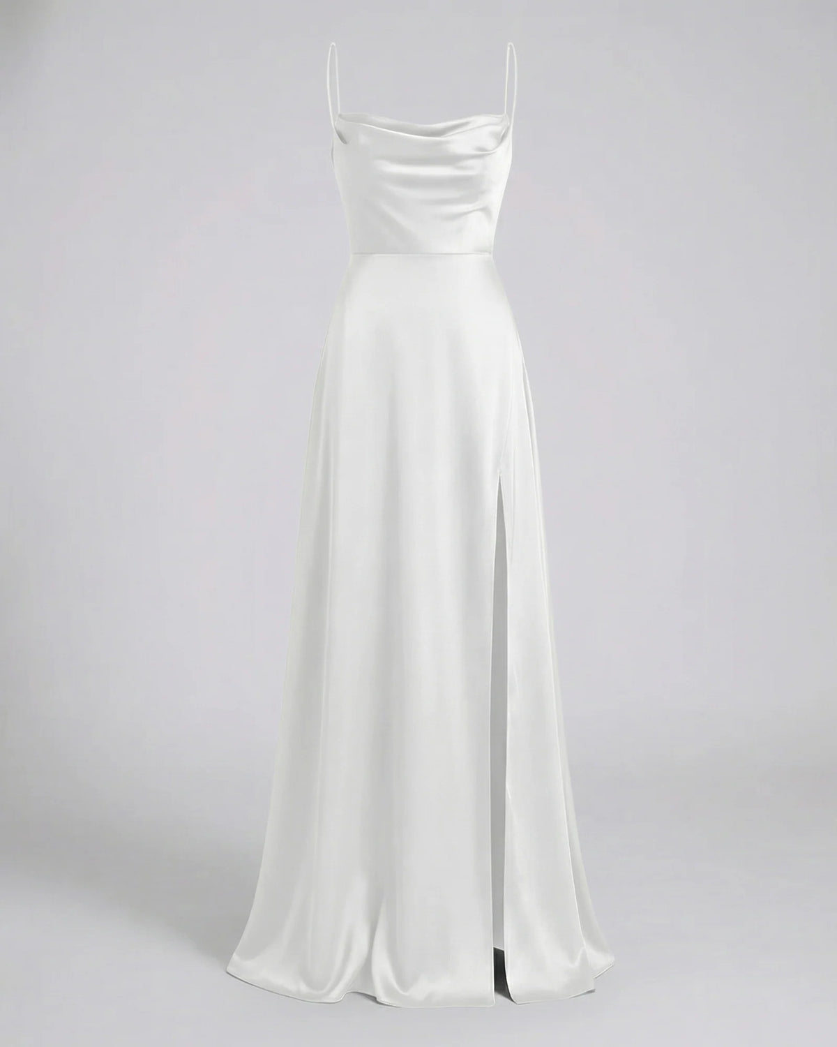 Dames Maxi Jurk met Hoge Split en Elegante Pasvorm – Stijlvol & Tijdloos – Vaésélisse