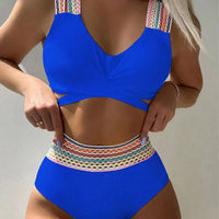 Dames bikini set met tweedelig design en comfortabele pasvorm – zomers & vrouwelijk – Veliréa