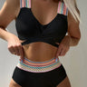 Dames bikini set met tweedelig design en comfortabele pasvorm – zomers & vrouwelijk – Veliréa