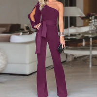 One-Shoulder Jumpsuit met Chic Ontwerp – Stijlvol & Feestelijk – Vénétia