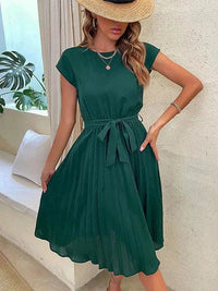 Dames Maxi Jurk met V-Hals en Soepelvallende Pasvorm – Elegant & Verfijnd – Virellora