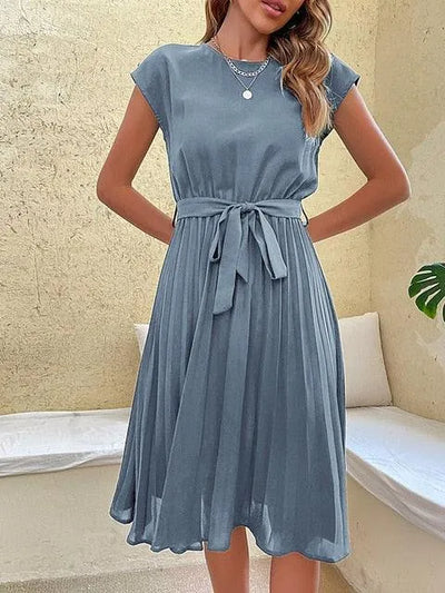 Dames Maxi Jurk met V-Hals en Soepelvallende Pasvorm – Elegant & Verfijnd – Virellora