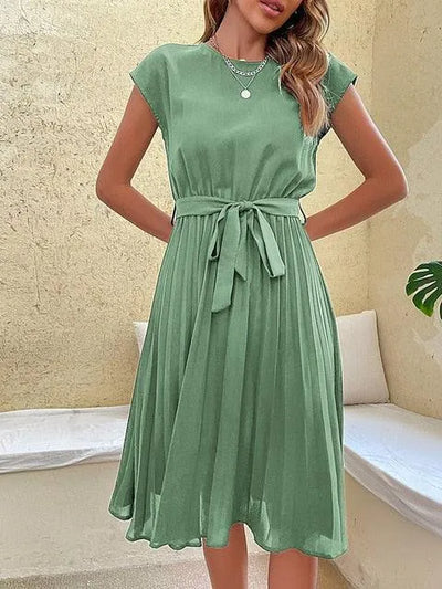 Dames Maxi Jurk met V-Hals en Soepelvallende Pasvorm – Elegant & Verfijnd – Virellora