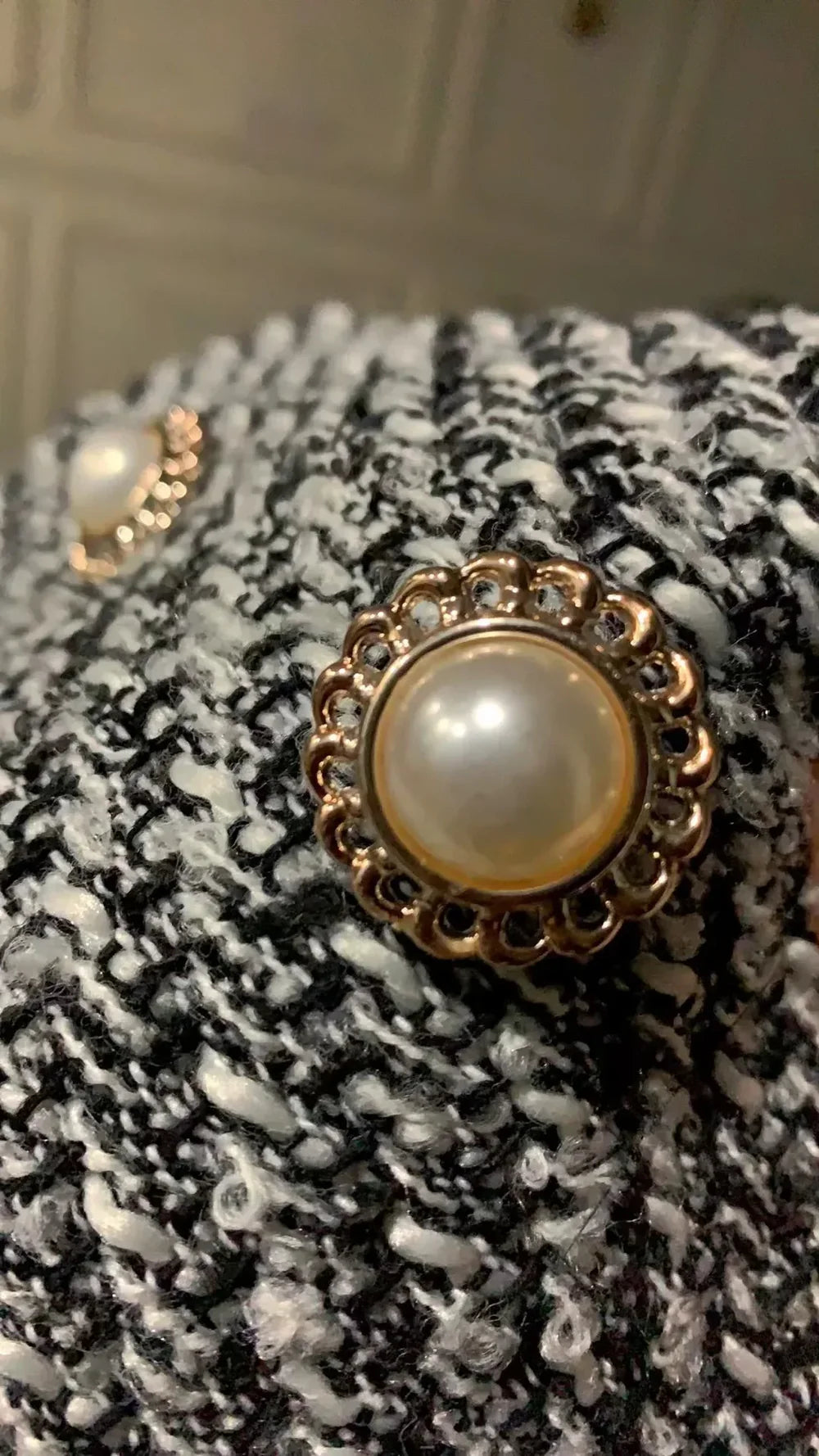 Dames Tweed Rok met Hoge Taille en Elegante Pasvorm – Klassiek & Verfijnd – Virelunea