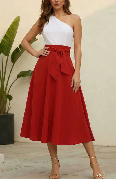Dames Maxi Rok met Vloeiende A-Lijn en Verstelbare Tailleband – Elegant & Luchtig – Xyrellia