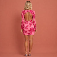 Dames Mini Jurk met Bloemenprint en Soepelvallende Pasvorm – Romantisch & Vrouwelijk – Xyvaline