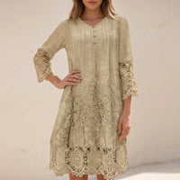 Bohemian Tuniekjurk met Borduursels – Luchtig & Elegant – Ysaloré