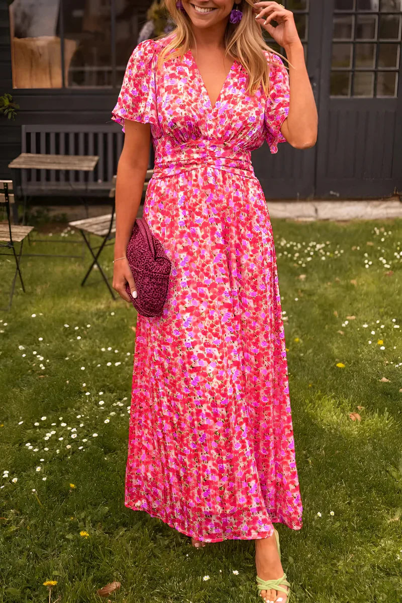 Maxi Bruiloftsgastjurk – Elegant & Vrouwelijk – Ysavéline