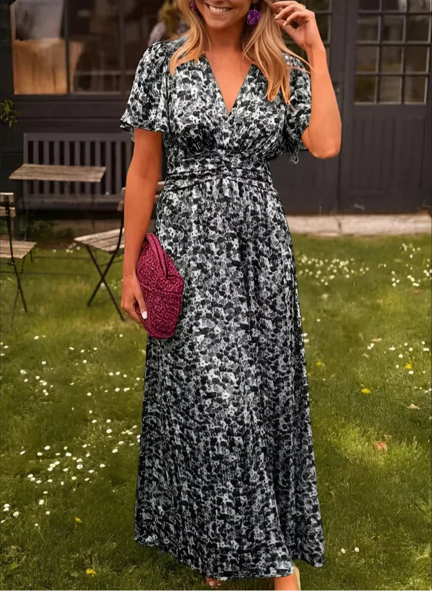 Maxi Bruiloftsgastjurk – Elegant & Vrouwelijk – Ysavéline