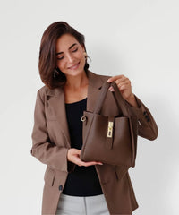Vintage Crossbody Handtas van Leerlook – Tijdloos & Elegant – Ysélorie