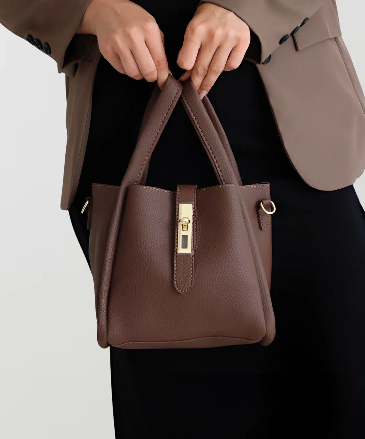 Vintage Crossbody Handtas van Leerlook – Tijdloos & Elegant – Ysélorie